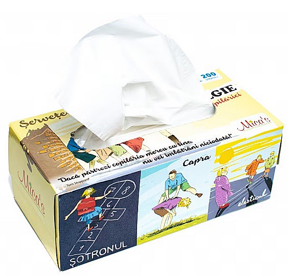 MICAS Servetele Fine Cutie 2 straturi 200 buc/cutie [2]