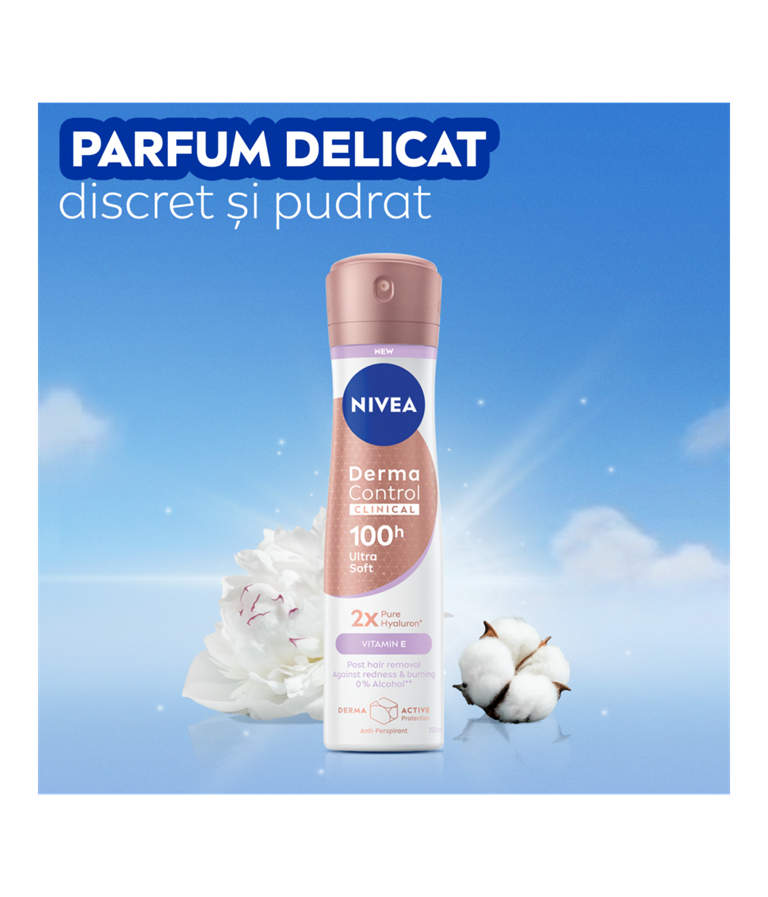 NIVEA Derma Control Spray Antiperspirant Clinical Ultra Soft 150 ml [2]