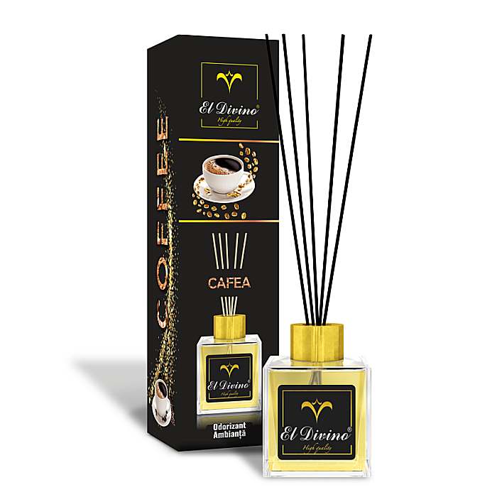 EL DIVINO Odorizant Camera cu Betisoare CAFEA 100 ml [1]