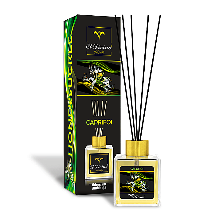 EL DIVINO Odorizant Camera cu Betisoare CAPRIFOI 100 ml [1]