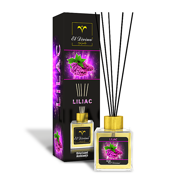 EL DIVINO Odorizant Camera cu Betisoare LILIAC 100 ml [1]