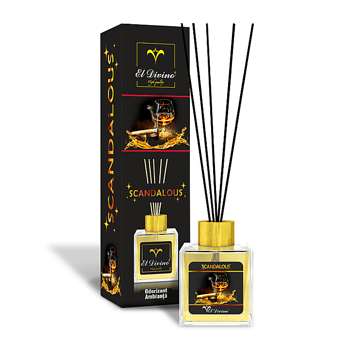 EL DIVINO Odorizant Camera cu Betisoare SCANDALOUS 100 ml [1]