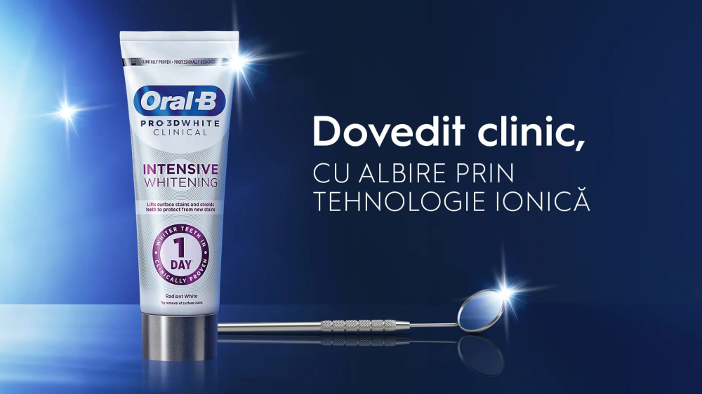 ORAL-B Pro 3D White Clinical Pasta de Dinti Albire Intensa 75 ml [2]