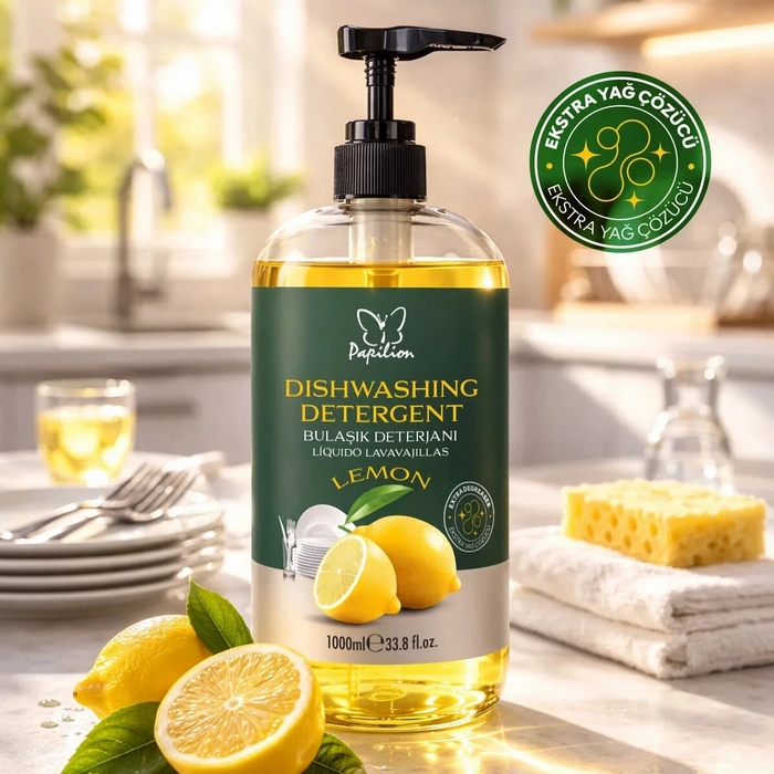 PAPILION Detergent Vase cu Pompa Lemon 1000 ml [2]