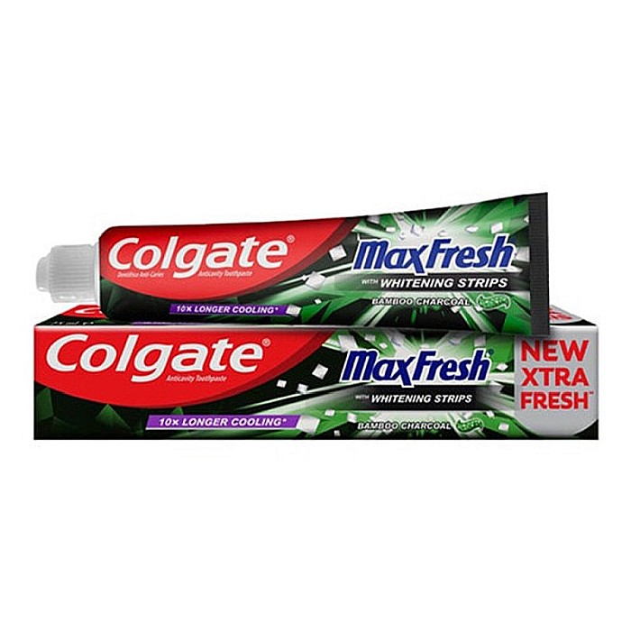 COLGATE Pasta de Dinti Max Fresh Whitening Strips Bamboo Charcoal 100 ml [1]