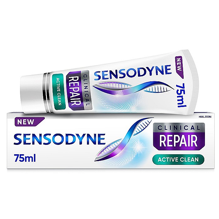 SENSODYNE Pasta de Dinti pt Sensibilitate Dentara Clinical Repair Active Clean 75 ml [1]
