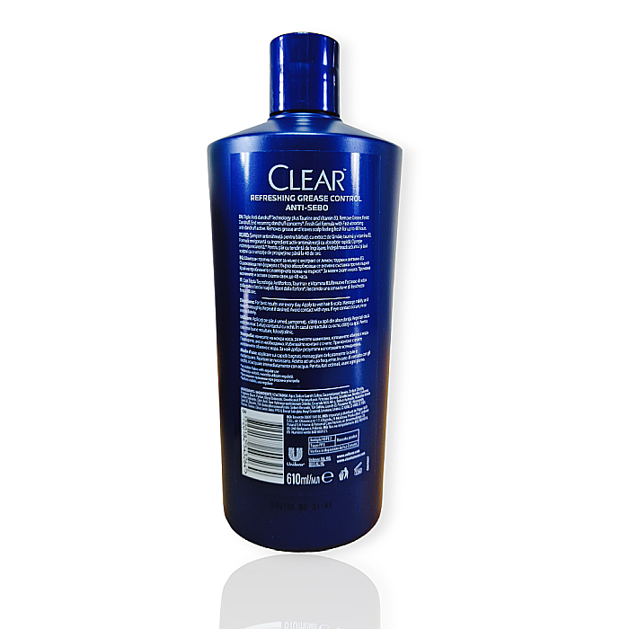 CLEAR MEN Sampon Barbatesc Anti Matreata ANTI SEBO XXL 610 ml [2]