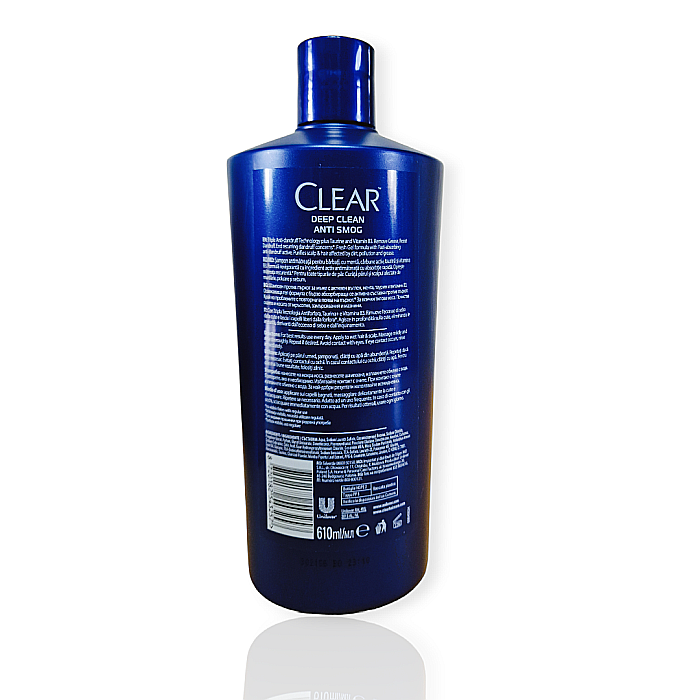 CLEAR MEN Sampon Barbatesc Anti Matreata ANTI SMOG XXL 610 ml [2]