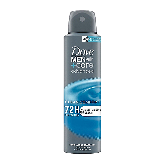DOVE MEN+CARE Advanced Antiperspirant 72h CLEAN COMFORT 150 ml [1]