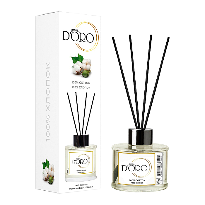 Gamma D’ORO Odorizant Camera cu Betisoare COTTON 120 ml [1]