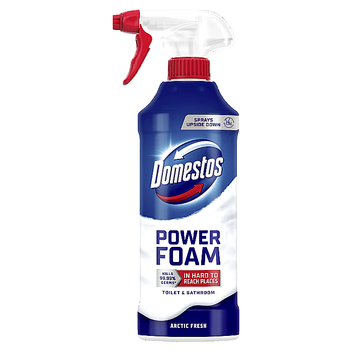 DOMESTOS Spray Spuma pt Curatare Baie Power Foam ARTIC FRESH 435 ml [1]