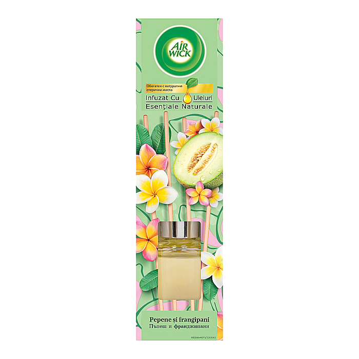 AirWick Odorizant Camera cu Betisoare Pepene & Frangipani 40 ml [1]