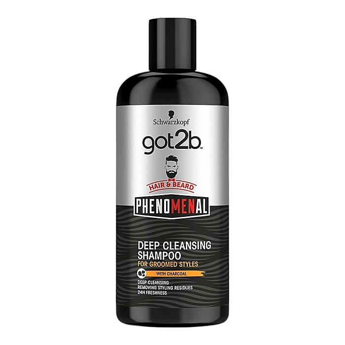 GOT2B Phenomenal Sampon pt Par si Barba With Charcoal 250 ml [1]