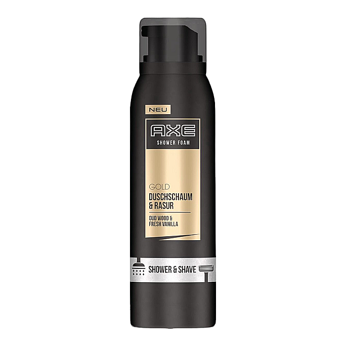 AXE Gold Spuma de Dus & Barbierit Oud Wood & Fresh Vanilla 200 ml [1]