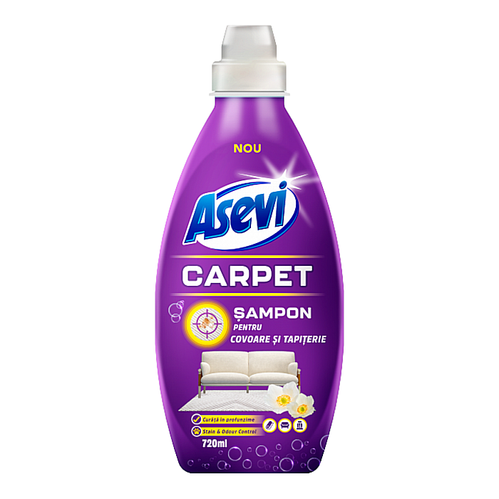 ASEVI Carpet Sampon pt Covoare & Tapiterii Parfum Floral 720 ml [1]