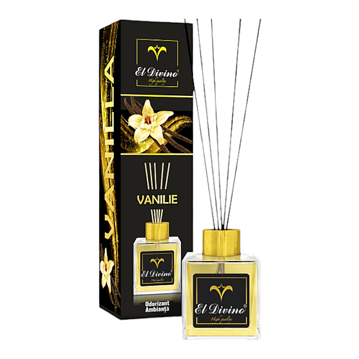 EL DIVINO Odorizant Camera cu Betisoare VANILIE 100 ml [1]