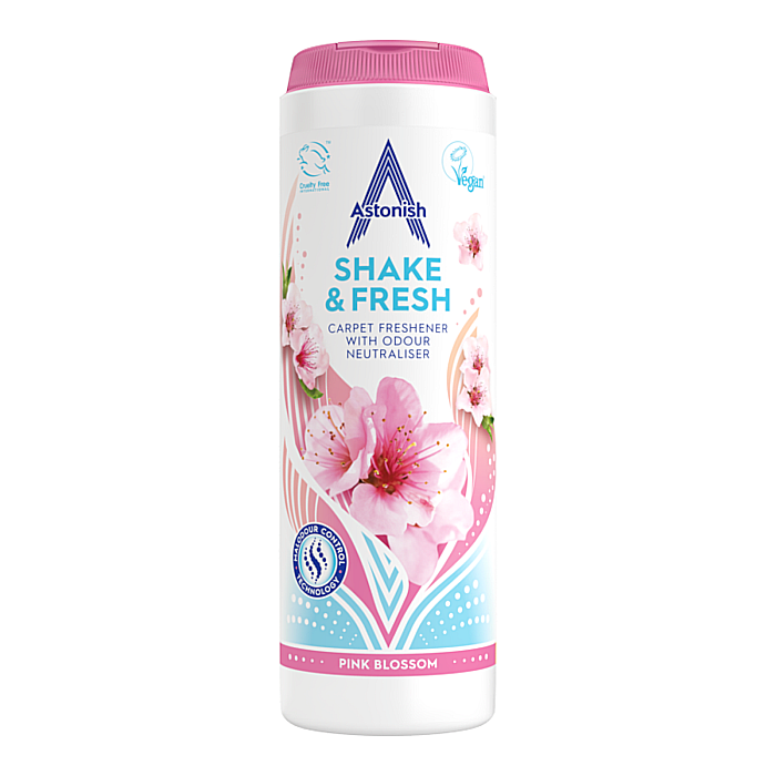 ASTONISH Shake & Fresh Pudra Parfumata pt Covoare Pink Blossom 400g [1]