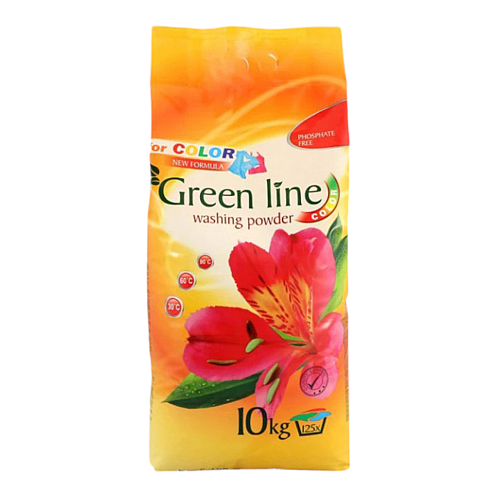GREEN LINE Detergent Rufe Automat Color 10 kg (125 spalari) [1]