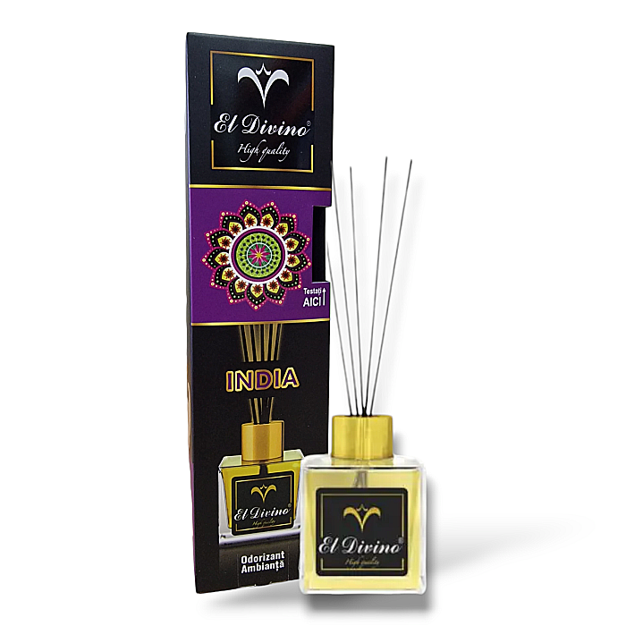 EL DIVINO Odorizant Camera cu Betisoare INDIA 100 ml [1]