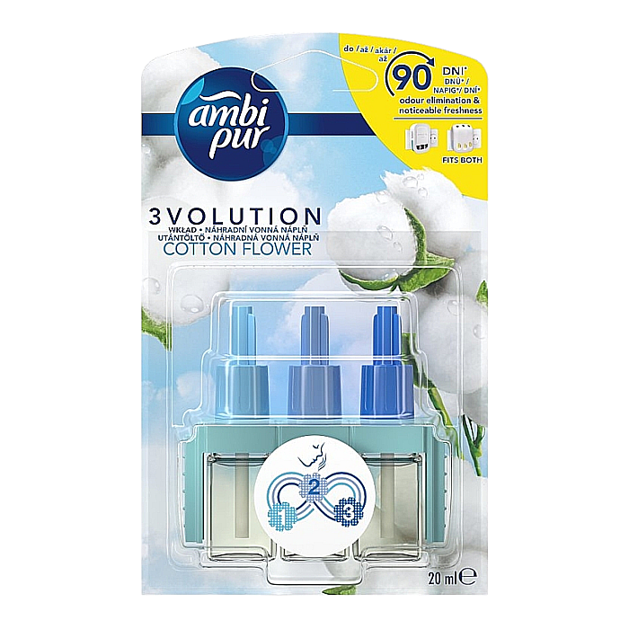 AMBI PUR Rezerva Odorizant Priza 3Volution Cotton Flower 20 ml [1]