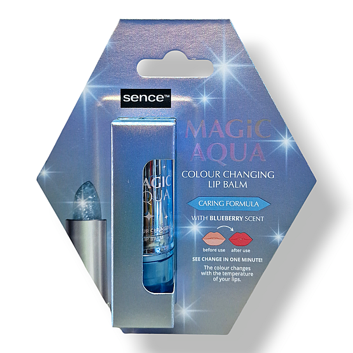 SENCE Balsam de Buze Magic Aqua cu Schimbare de Culoare Blueberry 3 g [1]