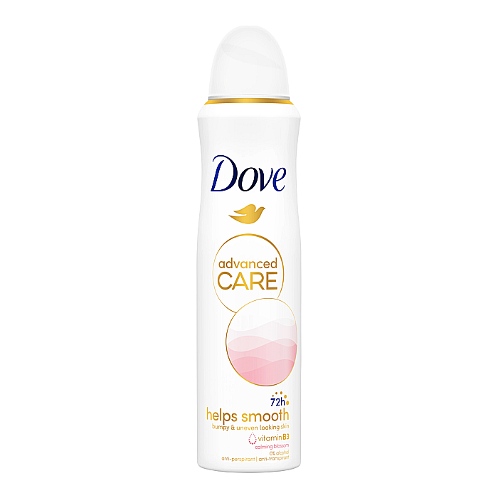 DOVE Advanced Care Antiperspirant Spray 72H Vitamin B3 HELPS SMOOTH 150 ml [1]