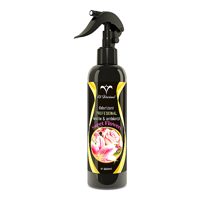 EL DIVINO Spray Odorizant Ambianta & Textile SWEET FLOWERS 250 ml [1]