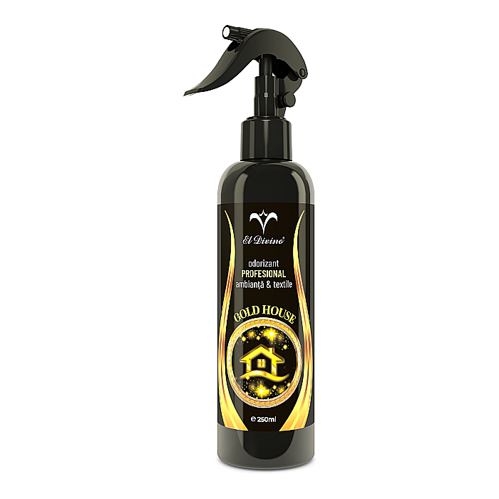 EL DIVINO Spray Odorizant Ambianta & Textile GOLD HOUSE 250 ml [1]