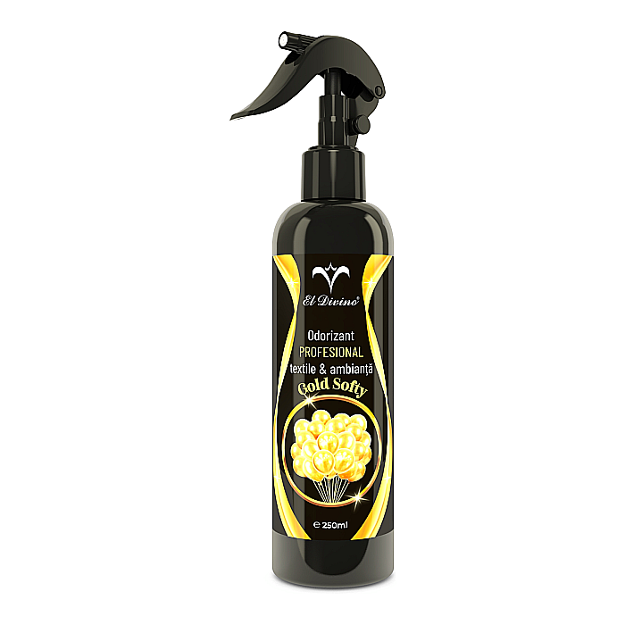 EL DIVINO Spray Odorizant Ambianta & Textile GOLD SOFTY 250 ml [1]