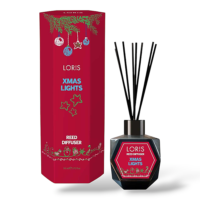 LORIS Odorizant Camera cu Betisoare EDITIE LIMITATA 110 ml XMAS LIGHTS [1]