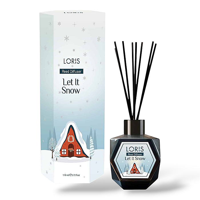 LORIS Odorizant Camera cu Betisoare EDITIE LIMITATA 110 ml LET it SNOW [1]