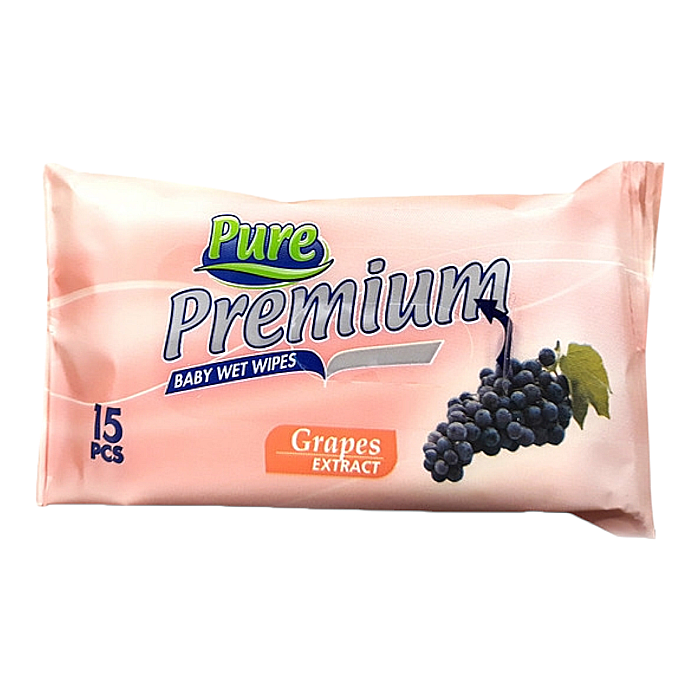 PURE PREMIUM Servetele Umede pt Buzunar 15 buc DIVERSE SORTIMENTE [1]
