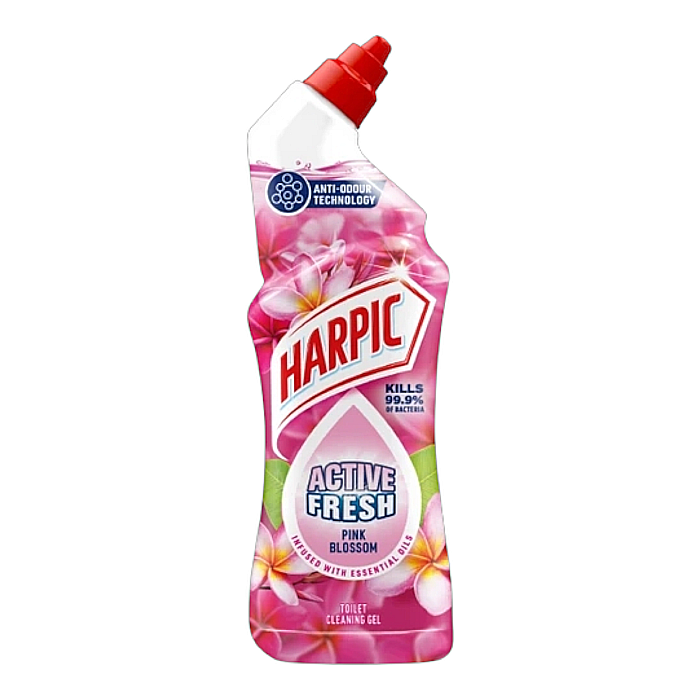HARPIC Active Fresh Gel Dezinfectant Toaleta 750 ml Pink Blossom [1]