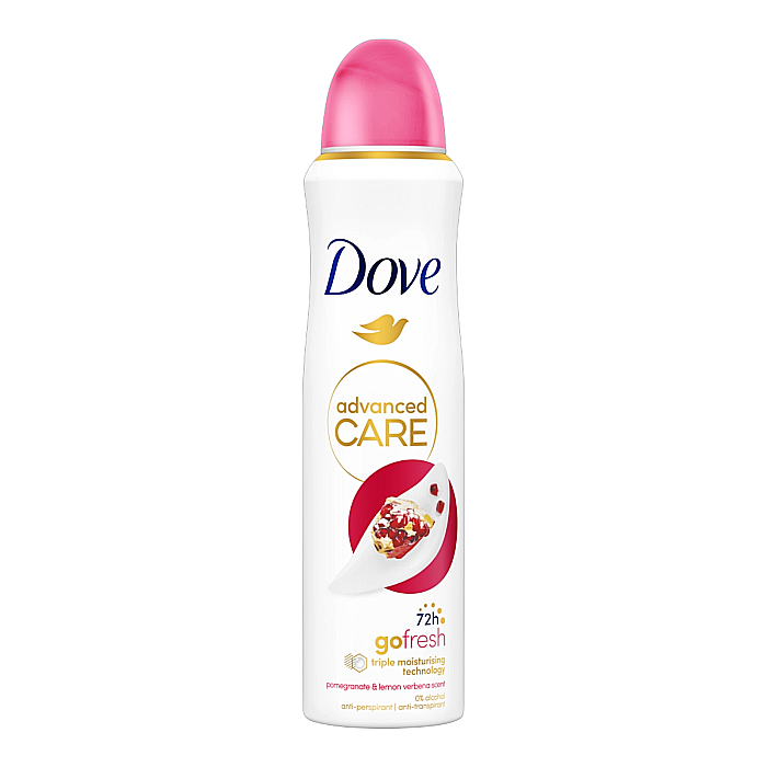 DOVE Advanced Care Go Fresh Antiperspirant Spray 72H POMEGRANATE & LEMON VERBENA 150 ml [1]