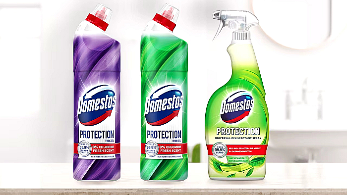DOMESTOS Protection Dezinfectant Fara Clor Sea Breeze & Lavender 700 ml [2]