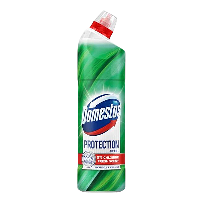 DOMESTOS Protection Dezinfectant Fara Clor  Eucalyptus & Wild Mint 700 ml [1]