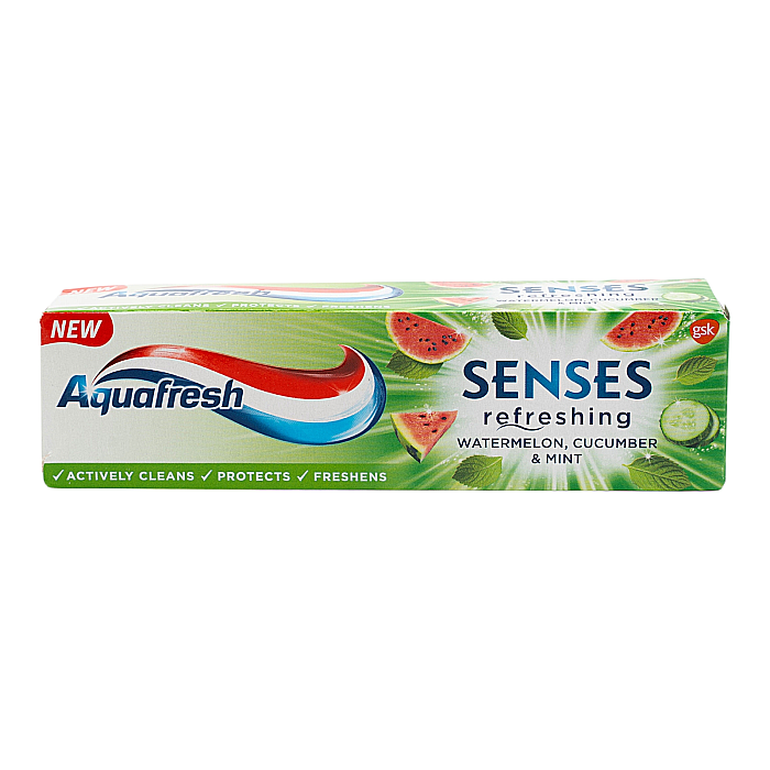 AQUAFRESH Senses Pasta de Dinti Refreshing - Watermelon, Cucumber & Mint 75 ml [1]