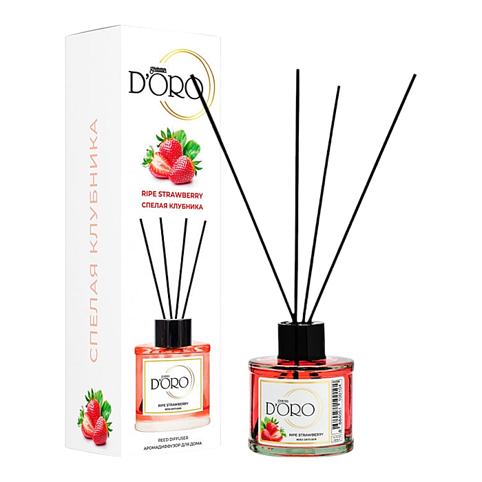 Gamma D’ORO Odorizant Camera cu Betisoare CAPSUNA 120 ml [1]