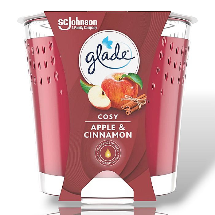 GLADE Lumanare Parfumata Cosy Apple & Cinnamon 129 g [1]