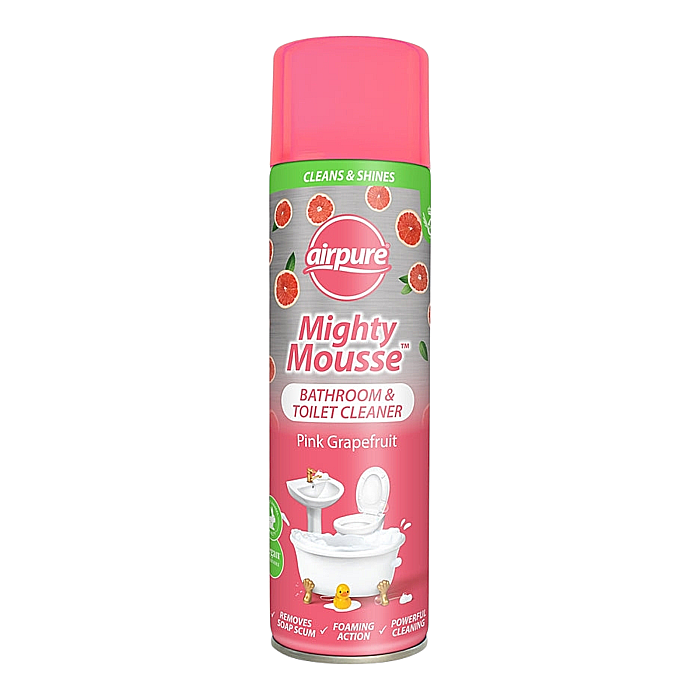 AIRPURE Mousse Parfumat Anticalcar pt Curatat Baie & Toaleta Pink Grapefruit 500 ml [1]