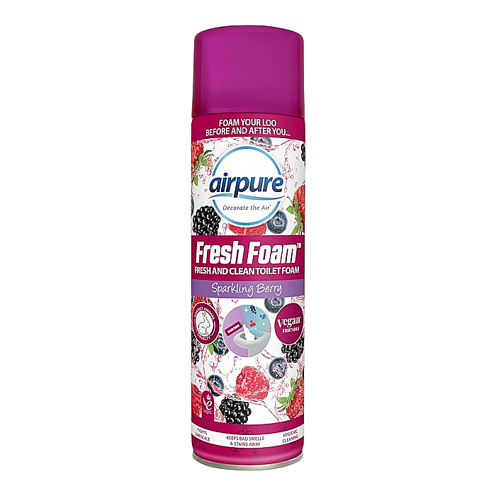 AIRPURE Mousse Parfumat Anticalcar pt Curatat Baie & Toaleta Sparkling Berry 500 ml [1]