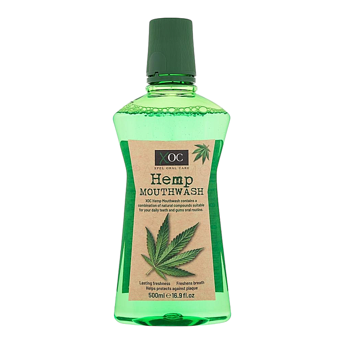 XPEL XOC Apa de Gura Hemp Mouthwash cu Ulei de Canepa 500 ml [1]
