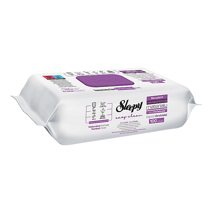 SLEEPY Servetele Umede Curatare Multisuprafete cu Bicarbonat, Otet Alb, Orchid Garden 100 buc [1]