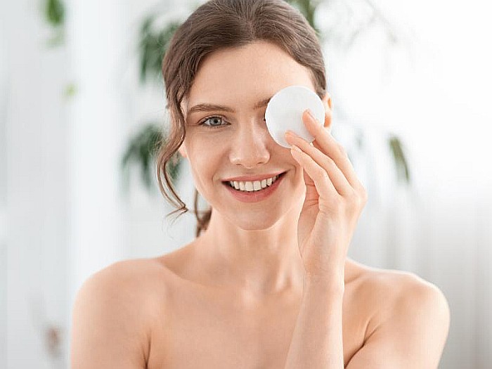 CLEANIC Dischete Demachiante Pure Effect Bumbac 80+40 Buc/Set [2]