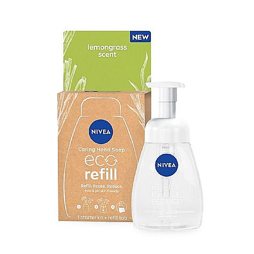 NIVEA Ecorefill Kit Recipient + Sapun Lemongrass 250 ml [1]