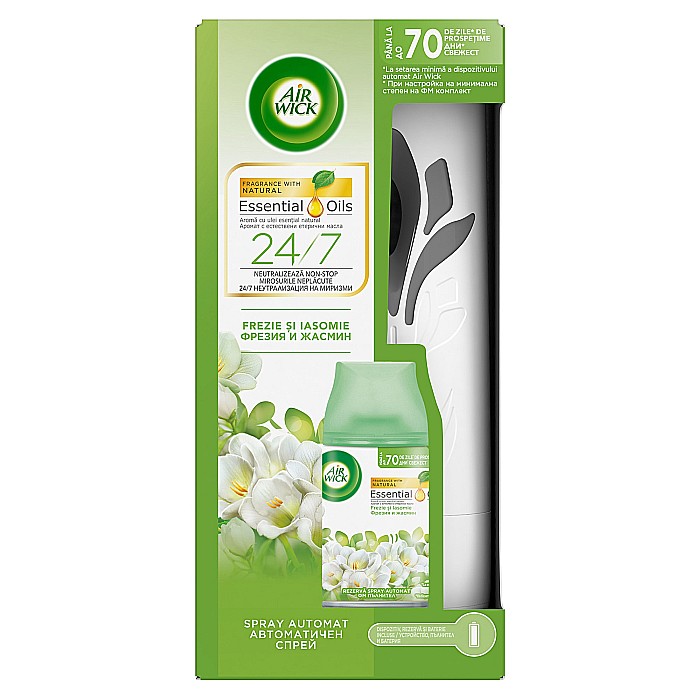 AirWick Aparat Odorizant Camera+Rezerva Frezie & Iasomie 250 ml [1]