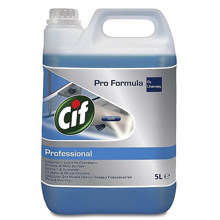 CIF Professional Solutie Curatat Geamuri & Suprafete 5L [1]