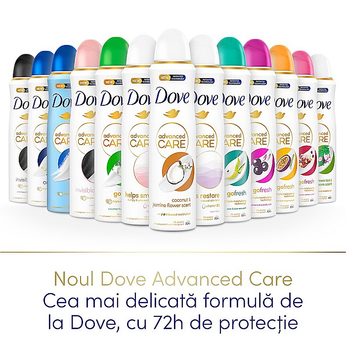 DOVE Advanced Care Antiperspirant Spray 72H COCONUT & JASMINE FLOWER 150 ml [2]