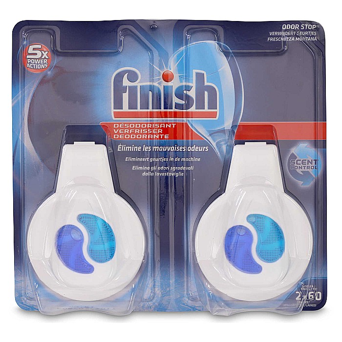 FINISH Odorizant pt Masina de Spalat Vase Fresh 2x4 ml (120 spalari) [1]