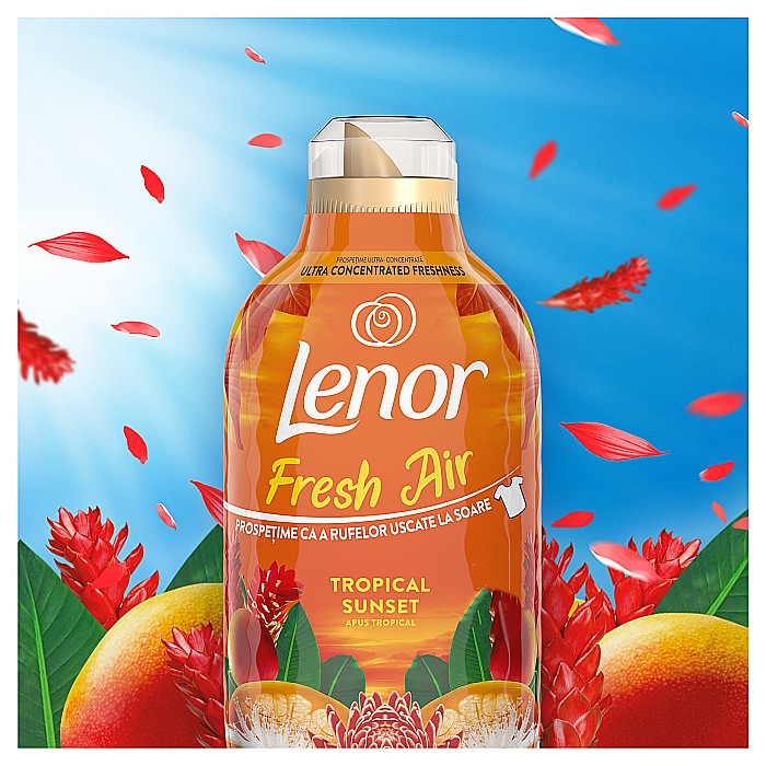 LENOR Balsam de Rufe Ultra Concentrat Tropical Sunset 770 ml (55 spalari) [2]